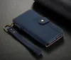 أفضل حالة من محفظة Jeehood Leather Leather Pu Case Cover Cover With With Lanyard for iPhone14 13 12 11pro Max Samsung