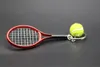 Sport Tennis Racket Key Ring Ball Keychain Bag Hangen Houders Women Men Mense sieraden Will en Sandy Gift