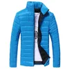 Men's Jackets Boys Men Warm Stand Collar Slim Winter Zip Coat Outwear Jacket Chamarras Para Hombre DropShiping W7251