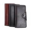 Men wallet fold card Holders mens business casual purse hasp vertical PU wallets clutch bag purses wholesale gifts