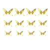 3d ihålig fjäril papper klippa vägg klistermärken dekorativa klistermärke simulering fjärilar dekoration dekaler bröllopsferie bakgrund