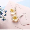 flowered earrings