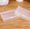 Transparent Plastic Storage Box Clear Square Plastic Jewelry Storage Boxes Business card box 9.2*6*2cm SN4973