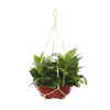 Flower Hanging Basket Vintage Handmade Macrame Plant Flower Pot Cotton Rope Balcony Florist Hanger Decoration Planter