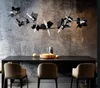 Post-Modern Light Luxury Bar Decoration Chandelier Nordic Minimalistisk Hem Vardagsrum Matsal Kristall LED-ljuskrona