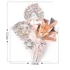 Pinos broches vintage multicolor shinestone flor para mulheres lenço jóias de jóias de casamento bouquet Broche Bijouterie Broches Presente Kirk22