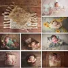 Ylsteed Neugeborenen Fotografie Hintergrund Decke Böhmischen Stil Hand Stricken Seil Decke für Neugeborenen Schießen Baby Foto Prop1