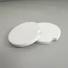 Blanks Car tazza sottobicchieri Pietra in ceramica Assorbente Pietra in ceramica per una facile rimozione di Auto Blashholder Coaster
