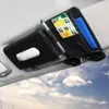 Scatole di fazzoletti Tovaglioli di marca Car Sun Visor Borse Holder Pelle di agnello PU Pelle Borsa appesa per tovaglioli di carta Tovagliolo Custodia Dispenser1