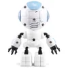 Jjrc r8 touch sensing led ögon rc robot leksak intellektuell röst diy kropp gest modell julklapp till barn leksak 201211