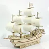 puzzle de bateau en bois