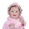 NPK 55CM hand rooted hair soft body100% handmade detailed painting collectibles art doll reborn baby adorable weighted soft body LJ201031