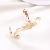 18K GOld Silver Diamond Earrings Butterfly Ear Cuff No Pierced Ear Clip Earrings Fashion Jewelry Earring Ear Cuff for Women