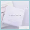 Handkerchiefs Fashion Accessories 30 * Gift Towel Garten Handkerchief Absorbs Water And Is Not Easy To Lose Hair Drop Delivery 2021 Su9Iu