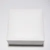 Witte papieren wikkeldoos geschikt voor Pan Charm Bead Ketting Oorbellen Ring Armband Bangle Hanger Sieraden Verpakking Display