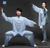ユニセックスコットンシルクブレンドKung Fu Tai Chi Wushu Shaolin Wudang Uniform Exersise Wearブルース・リージャッキーちゃんJet Liファイティング・アウトフィット
