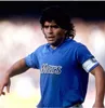 1988/1989 TOP 1991/1993 1987/1988 Naples Maradona 10 Retro Camisetas Uniforme personnalisé Napoli Soccer Jersey Thailand Football Shirt