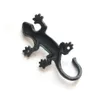 Iron gecko hooks American cast rails Zakka groceries garden decoration curtain hook country style