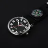 Portable Carabiner Pocket Watch Compass Party Favor Nurse Quartz Watches Keychain Multifunctional Outdoor Survival Tool