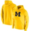 Spartans Mens Felpa con cappuccio Felpa Wolverines manica lunga pullover maglione moda FFF