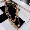 Fashion ha francobolli marchio designa collana perla retrò per donne abiti da sposa abiti da sposa amanti regalo gioielli di lusso per la sposa W4525805