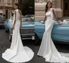 Sexy Memaid Wedding Dress 2021 New Arrival One Shoulder Beading Belt Simple Court Train Bridal Gown Vestido De Mariee