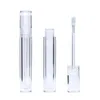 Transparente leere Flasche, runde Lipgloss-Leertube, tragbare Lippenstifttube, 5 ml, Make-up-Werkzeug, Kosmetik-Verpackungsflaschen