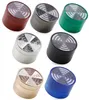 TOP Window Signal Shape Tobacco Crushers Grinders Metal 4 Pieces 63mm Zinc Alloy Herb Grinder Smoking Accessories A1988 20pcs
