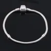 Mode S925 Sterling Argent Plaqué Serpent Chaîne Bracelet Fit Pandora Charm Perles Bracelets Bracelet Bijoux Cadeau pour Femmes Hommes 16-23 cm Prix de Gros