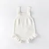 Clothes Autumn knitted Romper Set Infant Newborn Girl Cardigan Boys Sweater Cotton Baby Jumpsuit For Girls LJ201023