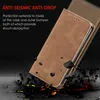 Magnetic Closure Leather Wallet Cases For Samsung Note 20 Ultra A52 A32 A02S A12 S20 FE A01 A21 A51 A71 A11 Skin Feel Purse Holder Flip Cover Book Business Phone Pouch