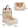 Dog Car Seat Bed Travel Dog Car Seats for Small Medium Dogs FrontBack Seat IndoorCar Use Pet Carrier Bed Cover Removable4090891