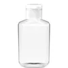 Flacone da viaggio vuoto da 30 ml 60 ml Bottiglie cosmetiche in plastica trasparente con tappo a scatto Contenitore ricaricabile per shampoo disinfettante per le mani
