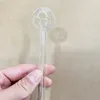 tuyaux fumeurs en verre pyrex transparent tube de brûleur à huile transparent brûlant de grands tubes