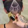 Culpela de cabelo profissional 0mm aparador de cabelo clipper homens sem fio esculpindo máquina de corte de cabelo barbeiro eléctrico esboço