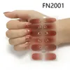 NAS008 3D Crystal Nail Stickers Nails Folia Gold Slider Shimmer Naklejki do klejenia Gwiezdne Manicure DIY Dekoracja