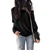 Autumn Winter Sweater Jumper Women Off Schouder trui dames lange mouw warme los gebreide trui trui dames trui 201225