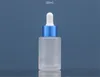 30ml Dropper Bottle Small Empty Glass for Oil Eye Dropper Bottles Refillable Bottle with Metal Screw Mouth