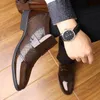 New Formal Leather Oxford for Dress Pointed Toe Business Wedding Shoes Men Zapatos De Hombre Y200420 GAI