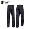 Qian imperméables imperméables femmes / hommes pantalons de pluie en plein air plus épais pantalons imperméables moto pêche camping pantalons de pluie 201202