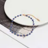 Moda jóias feminina bonito turco azul olho mulheres banhado a ouro ajustável mau ey bead braceletes