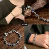 Fashion Design Letter Bracelet Men's and Women's trend Luxury Couple Vintage Geometric Jewelry