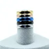 4mm 316L Goud Zilver Zwart Rvs Band Ring voor Vrouwen Titanium Ring voor Mannen Engagement Bruiloft Eternal Lovers Rings Groothandel