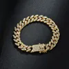 Collier en or + montre + bracelet hip hop miami curb chaîne cubaine or glaçonné glacé de strass pavé cz bling pour hommes bijoux