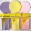 12pcs / sac Soft comprimé Sponge Sponge Nettoyage Sponge Plaque de lavage du visage Exfoliant Cosmétique Hoppol