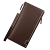 Black Coin Purses 2021 ! Long Men Wallets Leather Business Card Holder Purse Fashion Synthetic Men's Clutch Bag Wallet