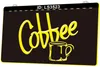 LS3523 Beer Coffee Bar Club 3D Engraving LED Light Sign Wholesale Retail