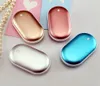 Hot Beauty Health Oplaadbare Elektrische Hand Warmer 3000mA Herbruikbare Elektrische Mini Pocket Power Bank USB Handwarmers Winter Geschenken