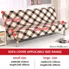 Couverture universelle de canapé-lit sans bras pliante housses de siège modernes housses extensibles pas cher protecteur de canapé élastique futon spandex couverture 201120