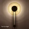 Personality Round Glass Wall Lamp Nordic Modern Simple Creative Indoor Decoration Metal Lighting Fixtures For Hotel Bedroom Foyer Corridor